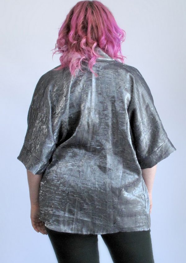 Metallic hotsell kimono jacket