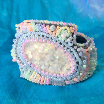 Morning Sunrise - Faux Opal Bracelet.